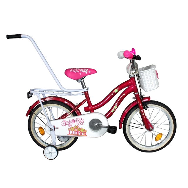 Gyermek kerékpár Majdller Funny 16" - rózsaszín - rózsaszín