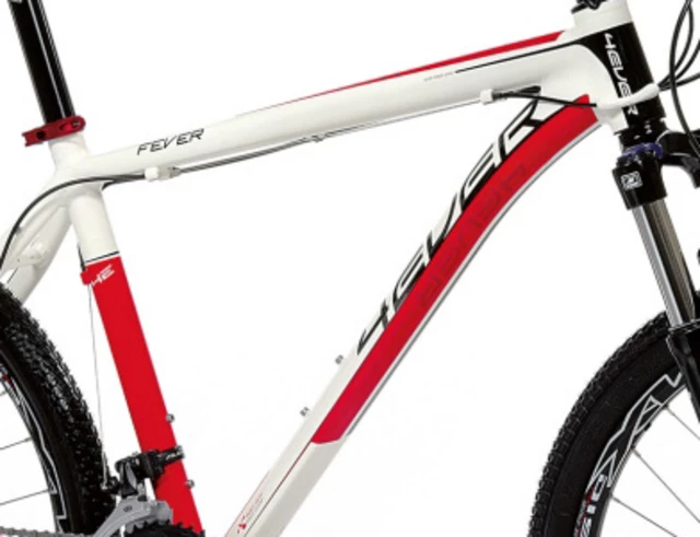 Horský MTB bicykel 4EVER FEVER V-Brake - modrá - červená