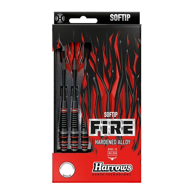 Šípky Harrows Fire Hardened Alloy Soft 3ks