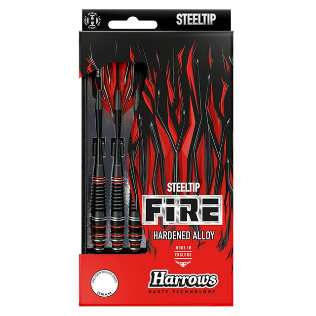 Darts nyíl Harrows Fire High Grade Alloy Steel 3 db