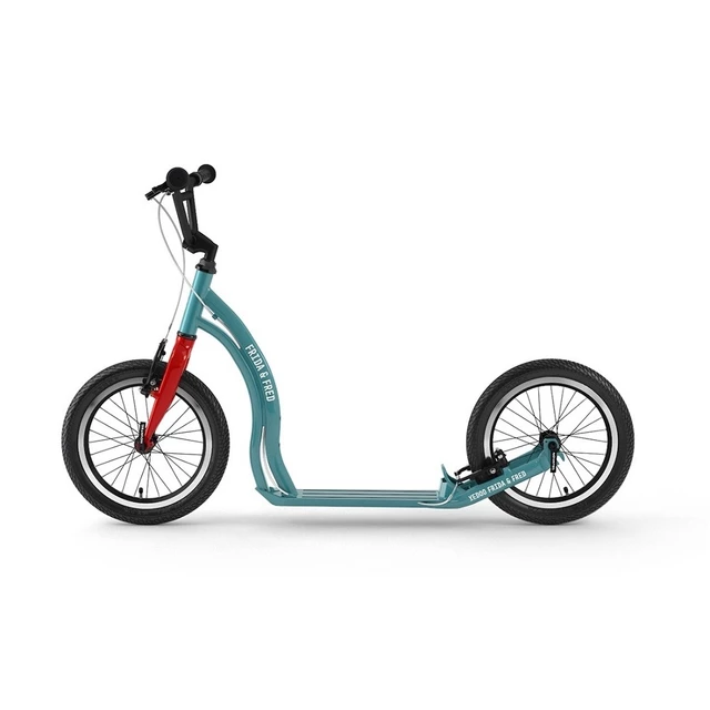 Kick Scooter Yedoo Frida & Fred - Cream-Red - Turquoise-Red