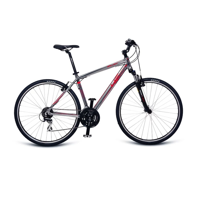 Pánské crossové kolo 4EVER Gallant 28" - model 2018 - 2.jakost - šedo-červená