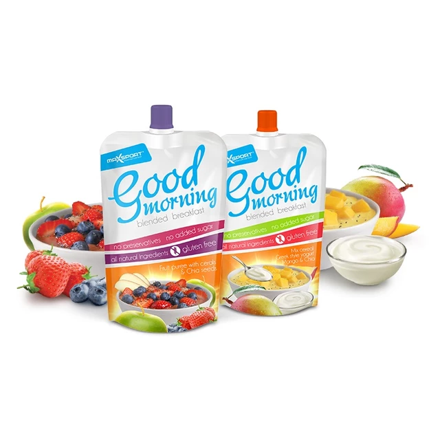 Snídaňové ovocné pyré MAX SPORT Good Morning 200g