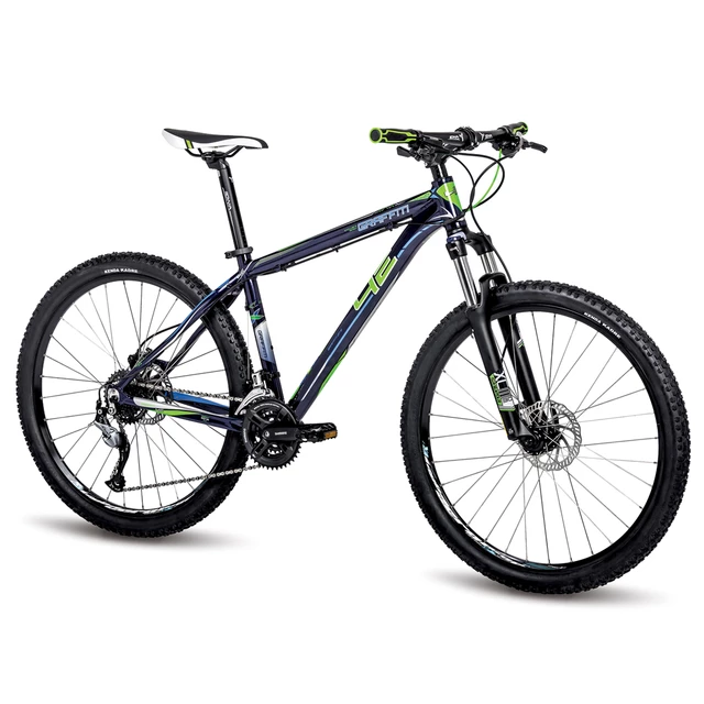 Horský bicykel 4EVER Graffiti Disc 27,5" - model 2016 - modro-zelená