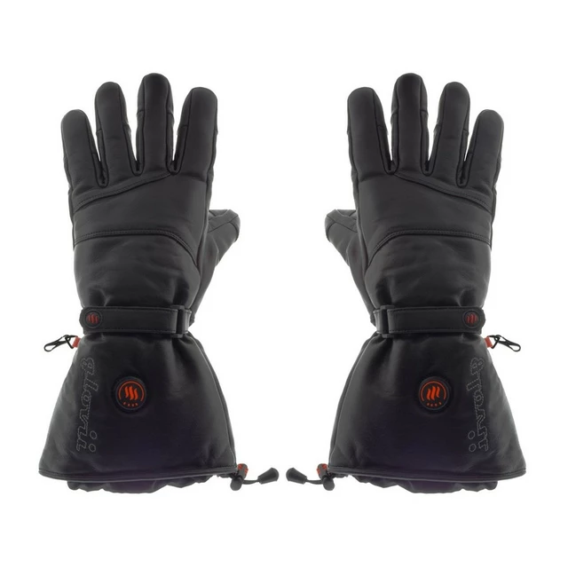 Heated Leather Ski and Moto Gloves Glovii GS5 - L - Black