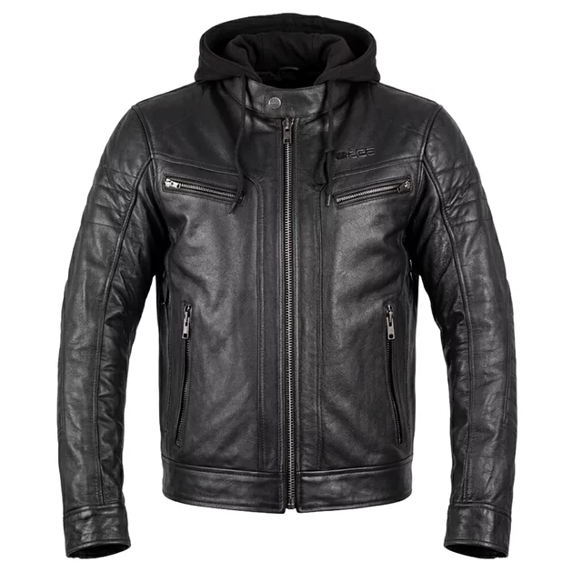 Kožená moto bunda W-TEC Murayo II - černá