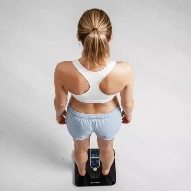 Chytrá osobní váha inSPORTline Syncale 100 - černá