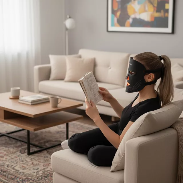 Infračervená LED maska inSPORTline Radora