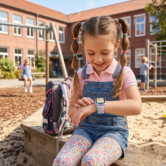 Dětské chytré hodinky inSPORTline Cubbio - černá