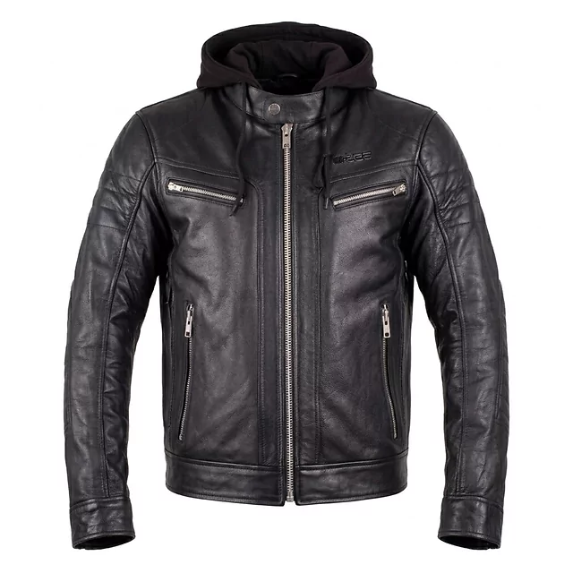 Kožená moto bunda W-TEC Murayo - černá