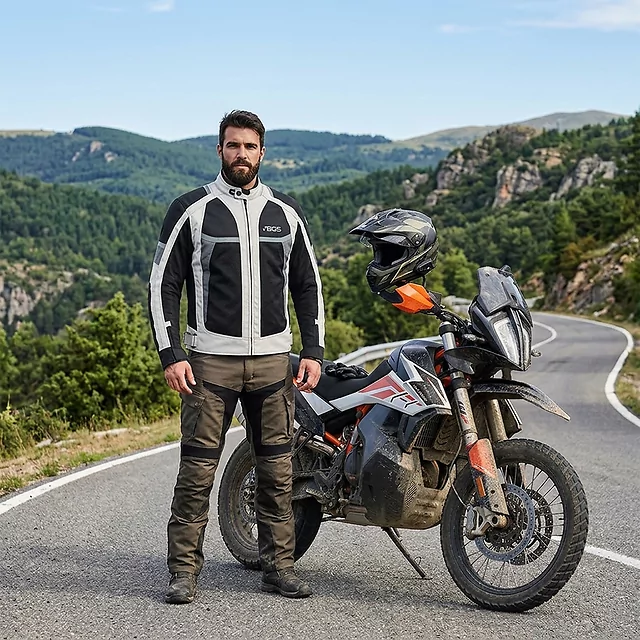 Pánská moto bunda BOS Libera - Black