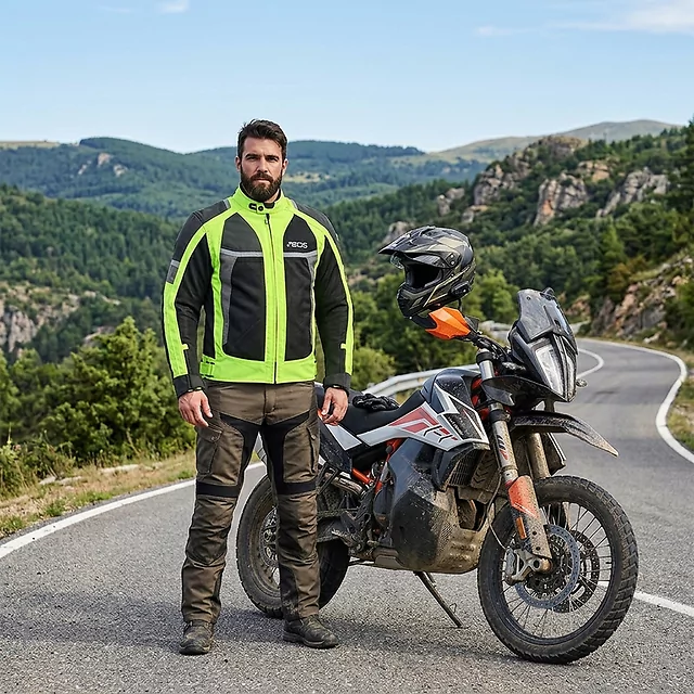 Pánská moto bunda BOS Libera - Black