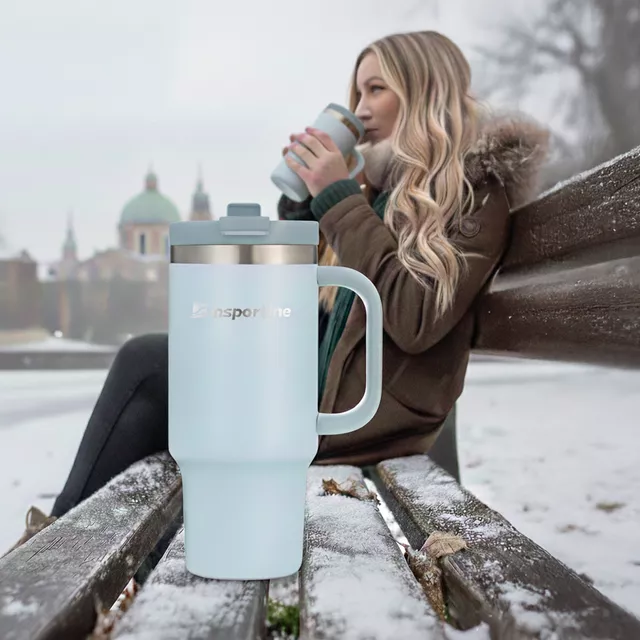 Termohrnek inSPORTline Natticino 470 ml - kávová