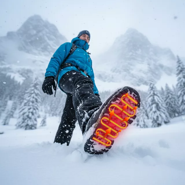 Vyhřívané vložky do bot inSPORTline W-TEC Dinaro 2x3200mAh s ovladačem