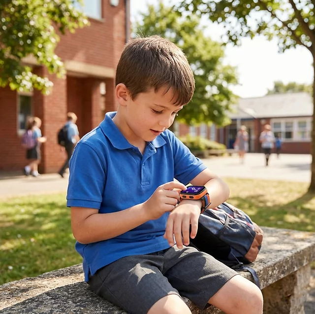 Dětské chytré hodinky inSPORTline Cubbio - černá