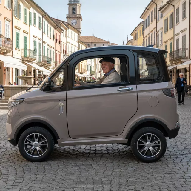 Elektrická čtyřkolka W-TEC Tuligo - šedá