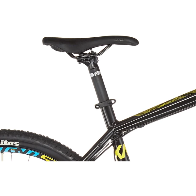 Horský bicykel Ghost Kato Base 26" - Black / Blue / Yellow