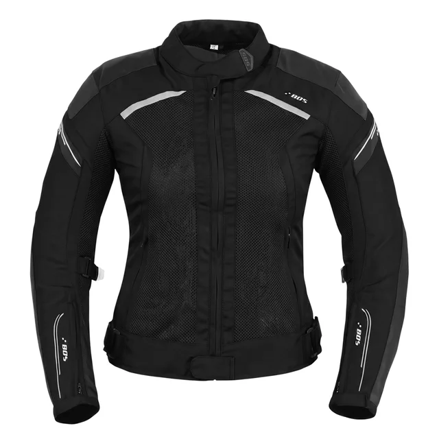 Dámská letní textilní moto bunda BOS Aylin - Black