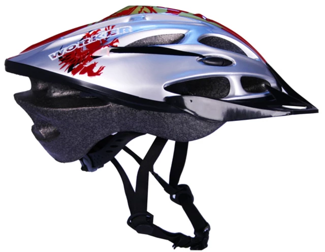 WORKER Gladiator Cycle Helmet - Red