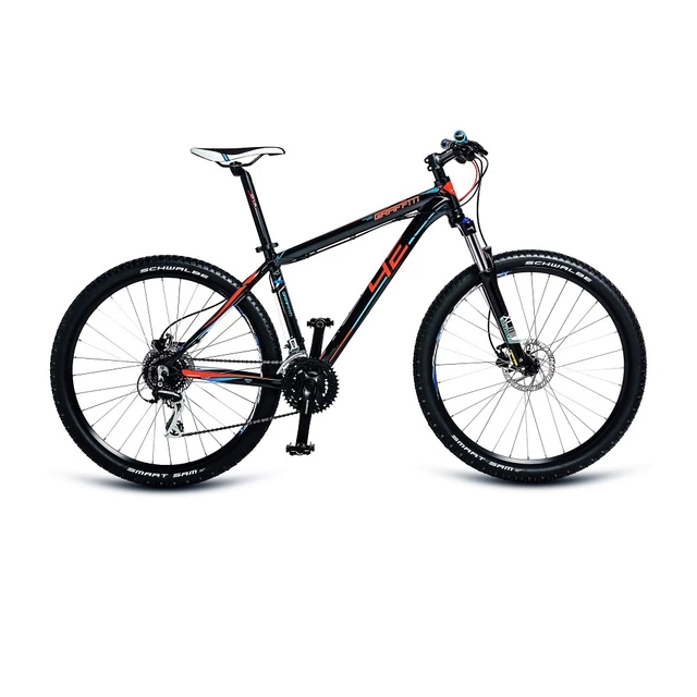 Horské kolo 4EVER Graffiti 27,5'' - model 2018 - černo-oranžová