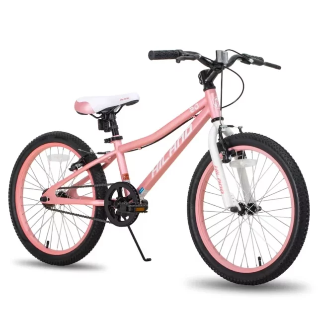 Juniorské horské kolo Hiland Climber Rigid 20" • 125-150 cm - růžová - růžová