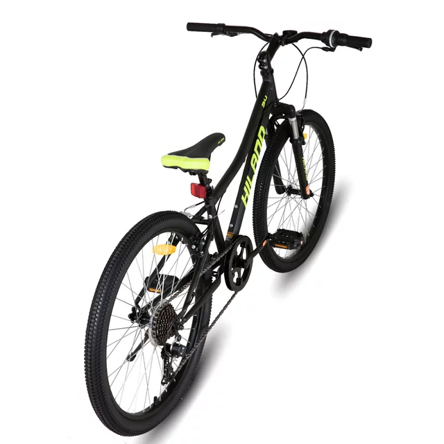 Juniorské horské kolo Hiland Climber 24" • 125-150 cm - černá