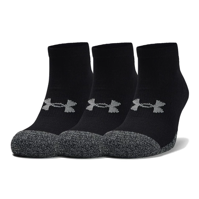 Unisex kotníkové ponožky Under Armour Heatgear Locut 3 páry - White