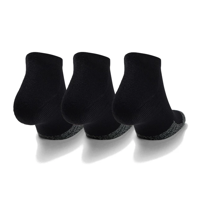 Unisex členkové ponožky Under Armour Heatgear Locut 3 páry - White