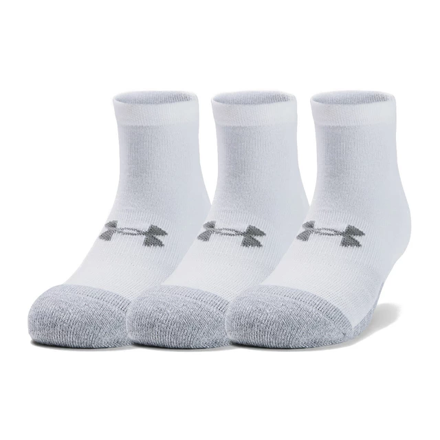 Unisex Low-Cut Socks Under Armour HeatGear – 3 Pairs - Black - White
