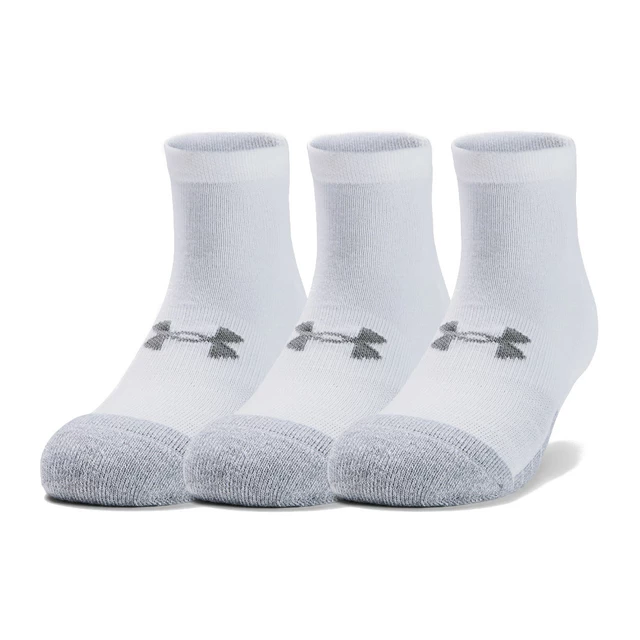 Unisex kotníkové ponožky Under Armour Heatgear Locut 3 páry - Black