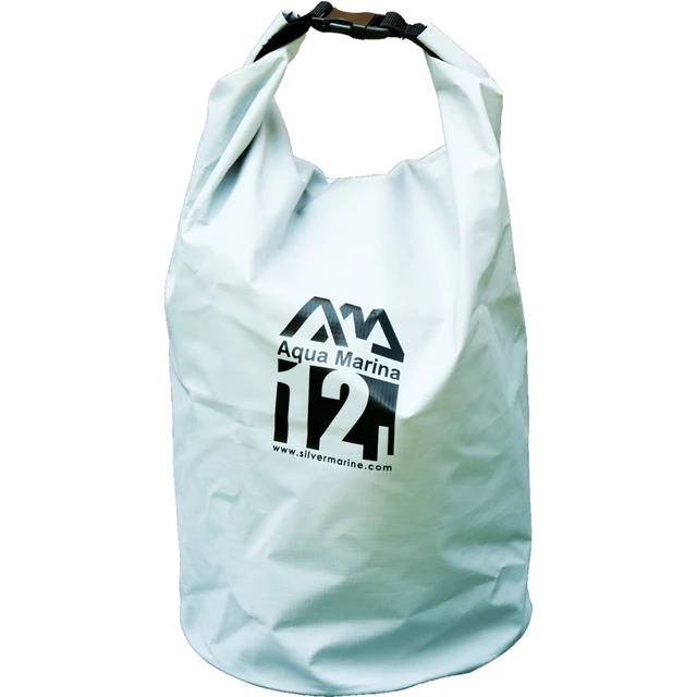 Nepromokavý vak Aqua Marina Simple Dry Bag 12l - černá - šedá