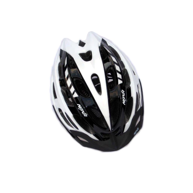 Bike helmet Naxa BX2 - White-Purple - White-Black