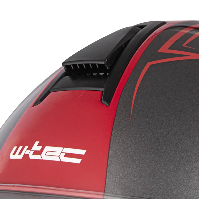 Motorcycle Helmet W-TEC V127 Red Light