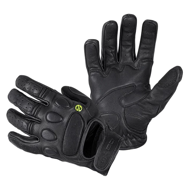 W-TEC Cherton Leder Motorradhandschuhe - XL - schwarz