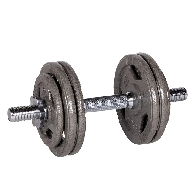 Plate-Loaded Dumbbell Set inSPORTline Hamerton 120 + 52 cm/30 mm 80 kg