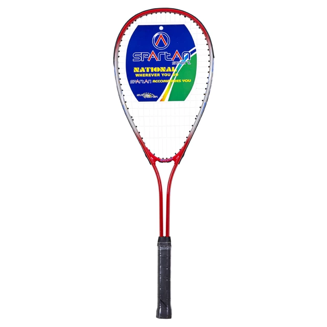 Die Squash-Rakete Spartan Alu - schwarz - rot