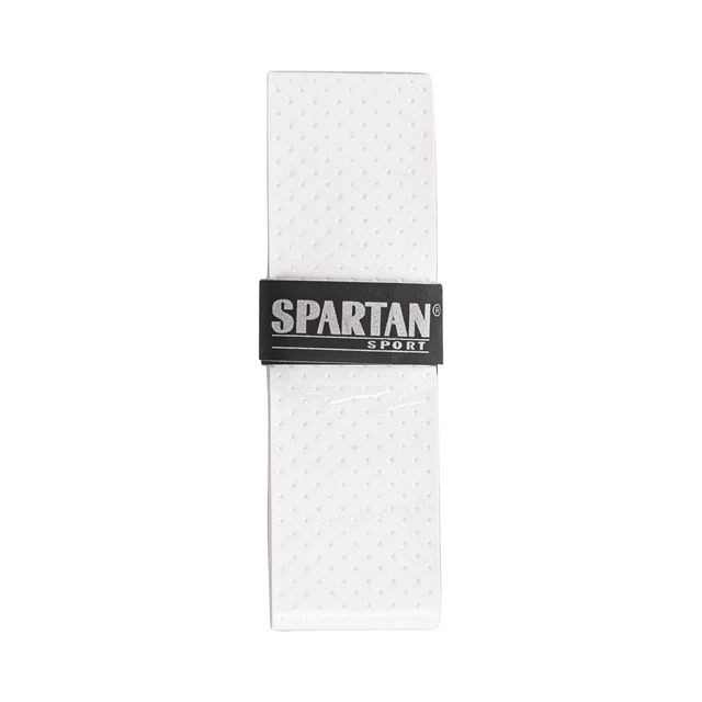 Tennis Racket Grip Tape Spartan Super Tacky 0.6mm - Black - White