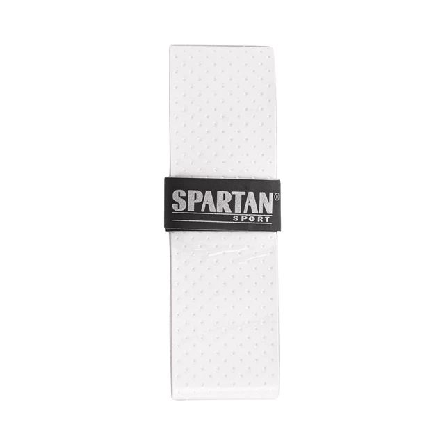 Grip za tenis lopar Spartan Super Tacky 0,6mm - bela - bela