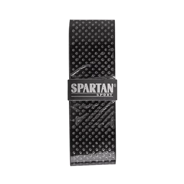 Tennis Racket Grip Tape Spartan Super Tacky 0.6mm - Black - Black