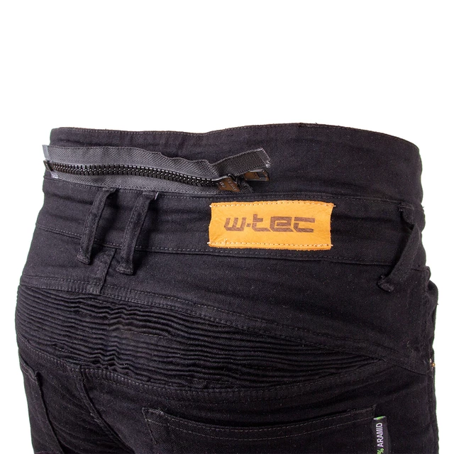 Мъжки мото дънки W-TEC Aredator EVO - черен