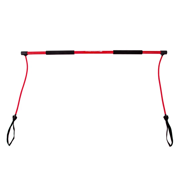 inSPORTline Fitness-Stange mit Gummi 130 cm