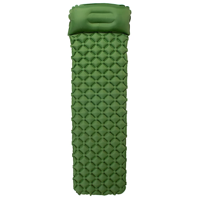 Inflating Mat inSPORTline Jurre 196 x 58 x 6 cm - Green