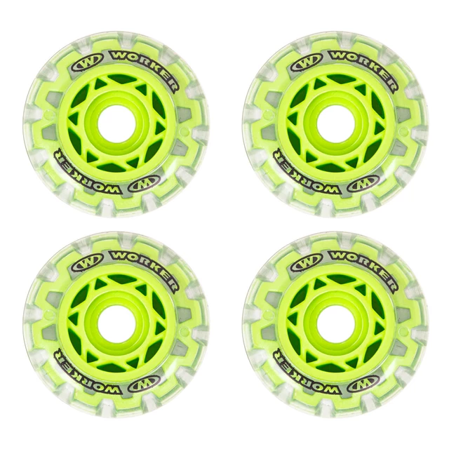 Inline Wheels WORKER TriGo Skate 64 mm - Green - Green