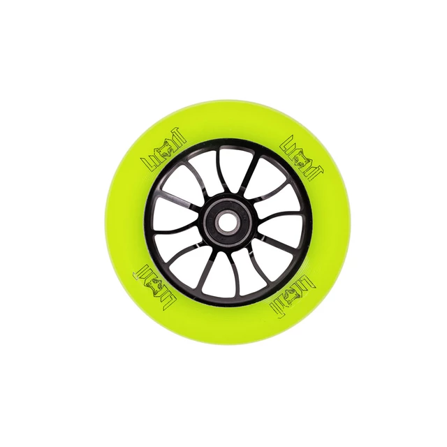 Kółka do hulajnogi LMT S Wheel 110 mm z łożyskami ABEC 9 - Czarno-zielony - Czarno-zielony