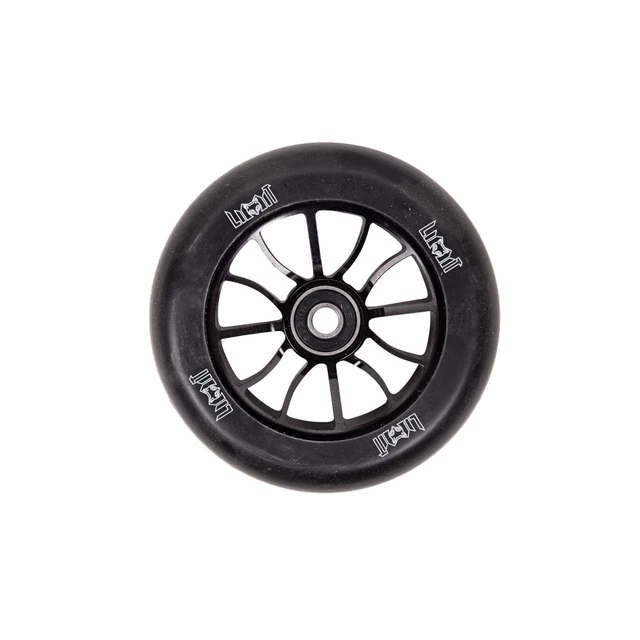 Kółka do hulajnogi LMT S Wheel 110 mm z łożyskami ABEC 9 - Czarno-zielony - Czarny/Czarny