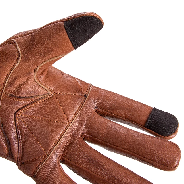 Leather Motorcycle Gloves W-TEC Dahmer