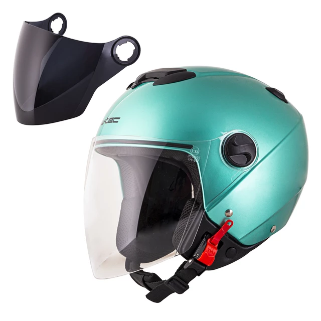 Kask motocyklowy otwarty W-TEC Yucato - Zielony