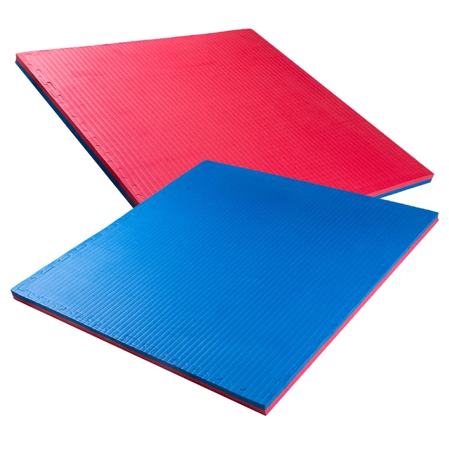 Tatami Puzzle Mat inSPORTline Malmeida 100 x 100 x 4 cm - Red-Blue