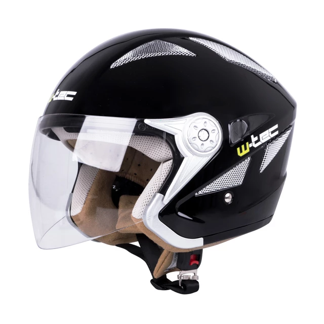 Motorcycle Helmet W-TEC V529 - White - Black