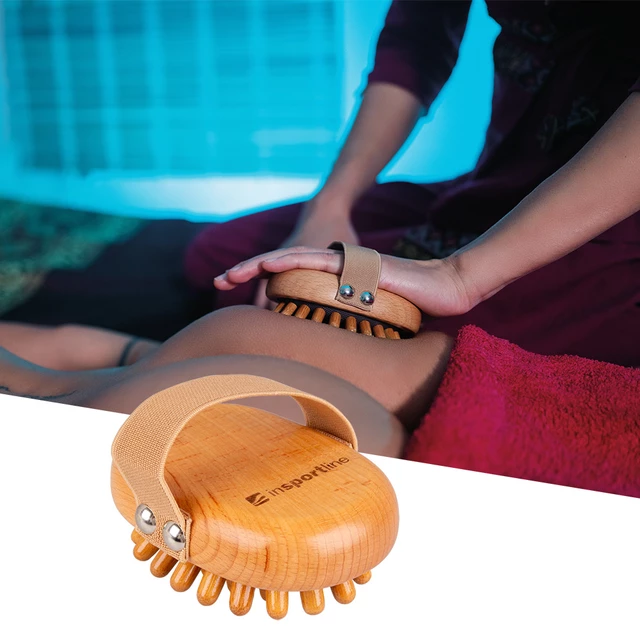 Wooden Massage Brush inSPORTline Peaters